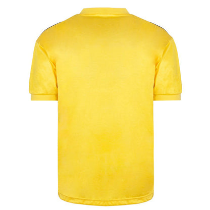 Yellow-Blue - Back - Score Draw Mens Tottenham Hotspur FC Polo Shirt