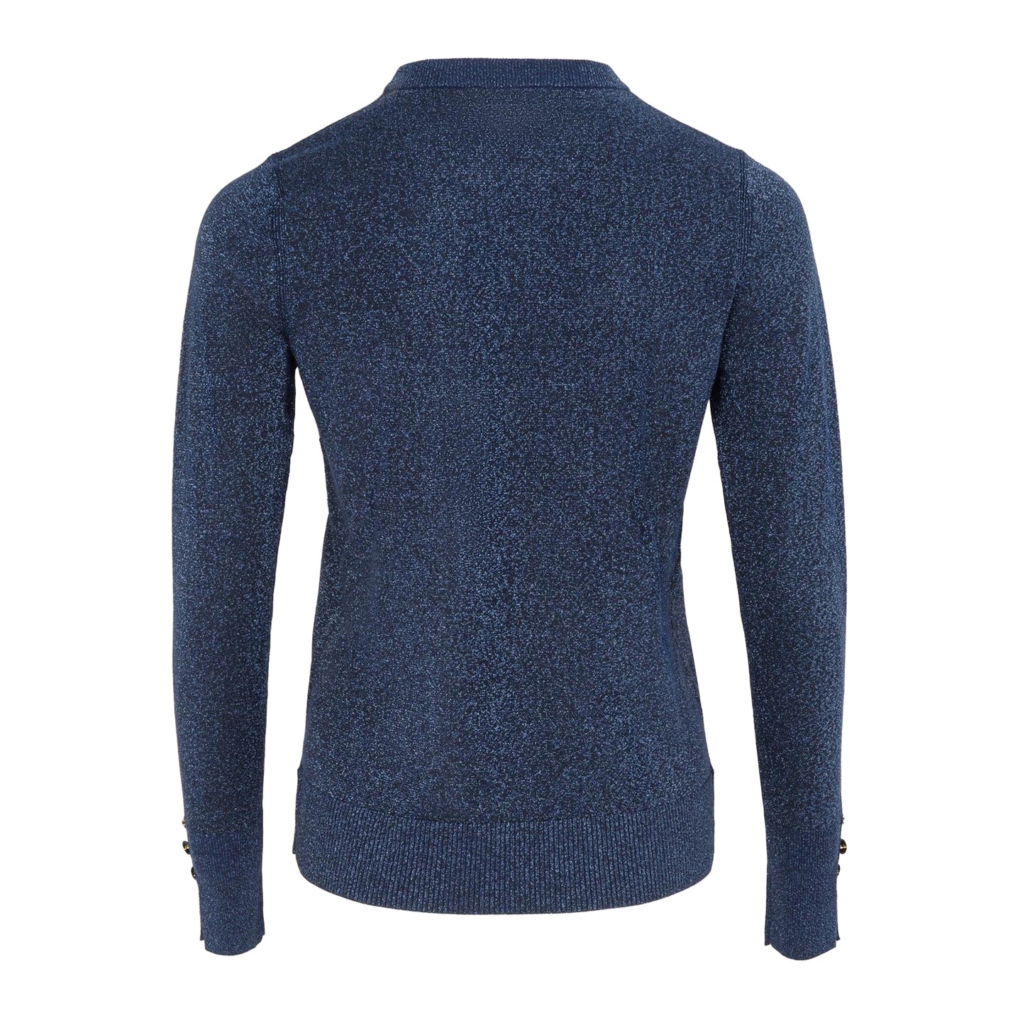 Navy - Back - Biba Womens-Ladies Shimmer Jumper