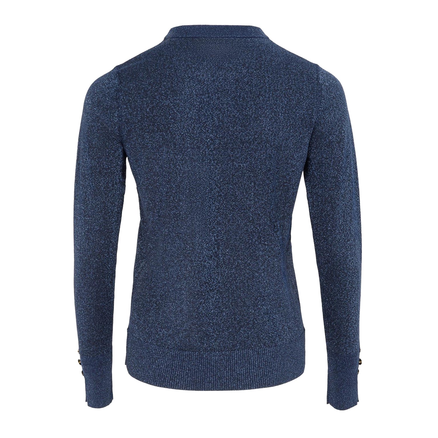 Navy - Back - Biba Womens-Ladies Shimmer Jumper