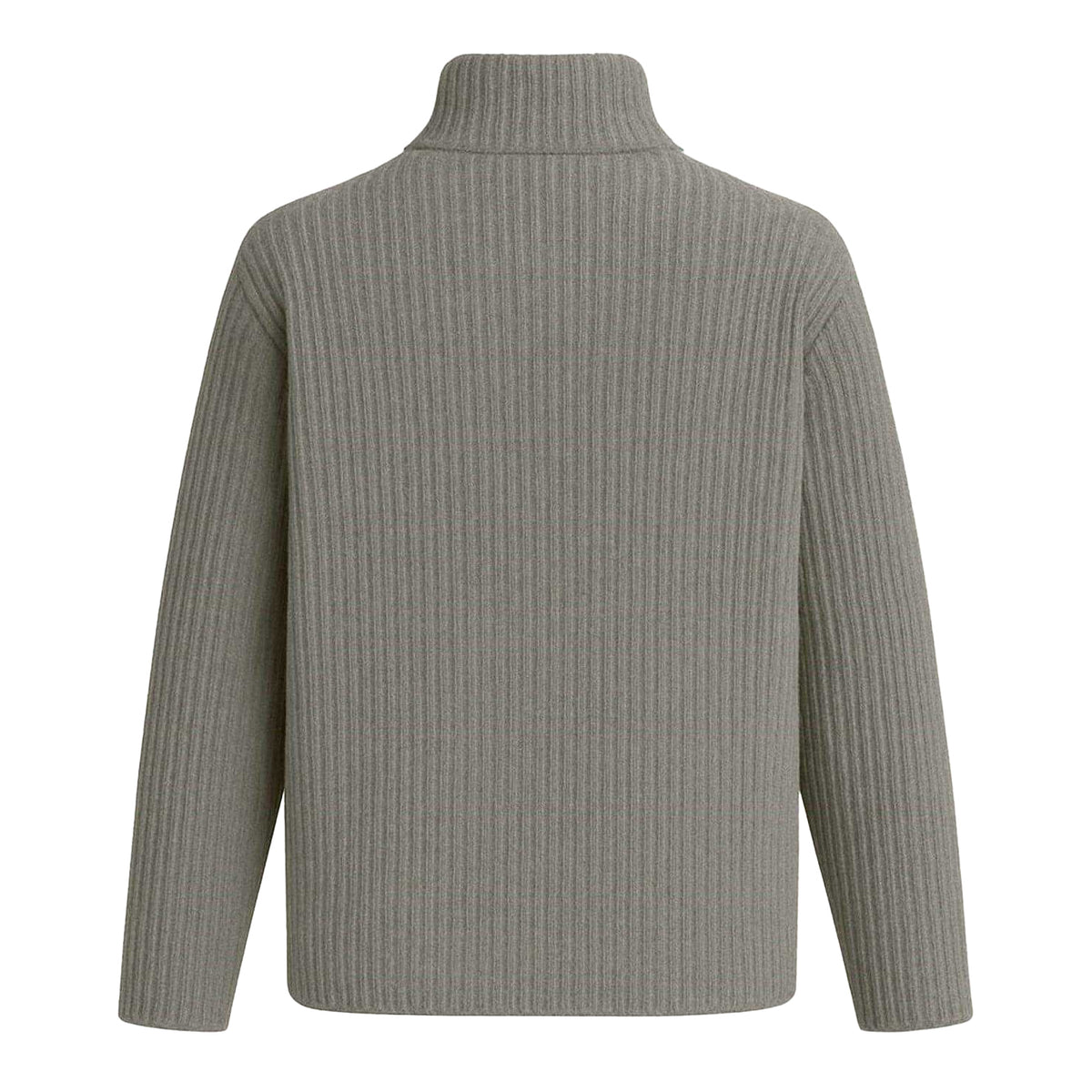 Grey - Back - I Saw It First Womens-Ladies Zip Neck Jumper