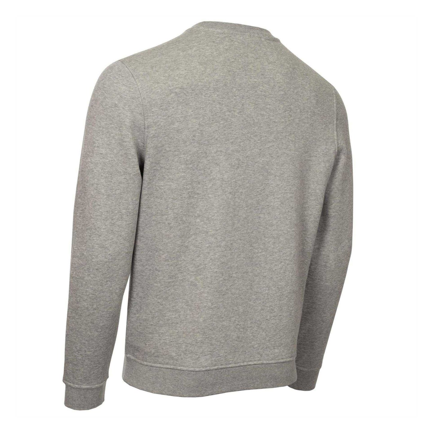 Grey Marl - Back - Calvin Klein Mens Embroidered Logo Jumper