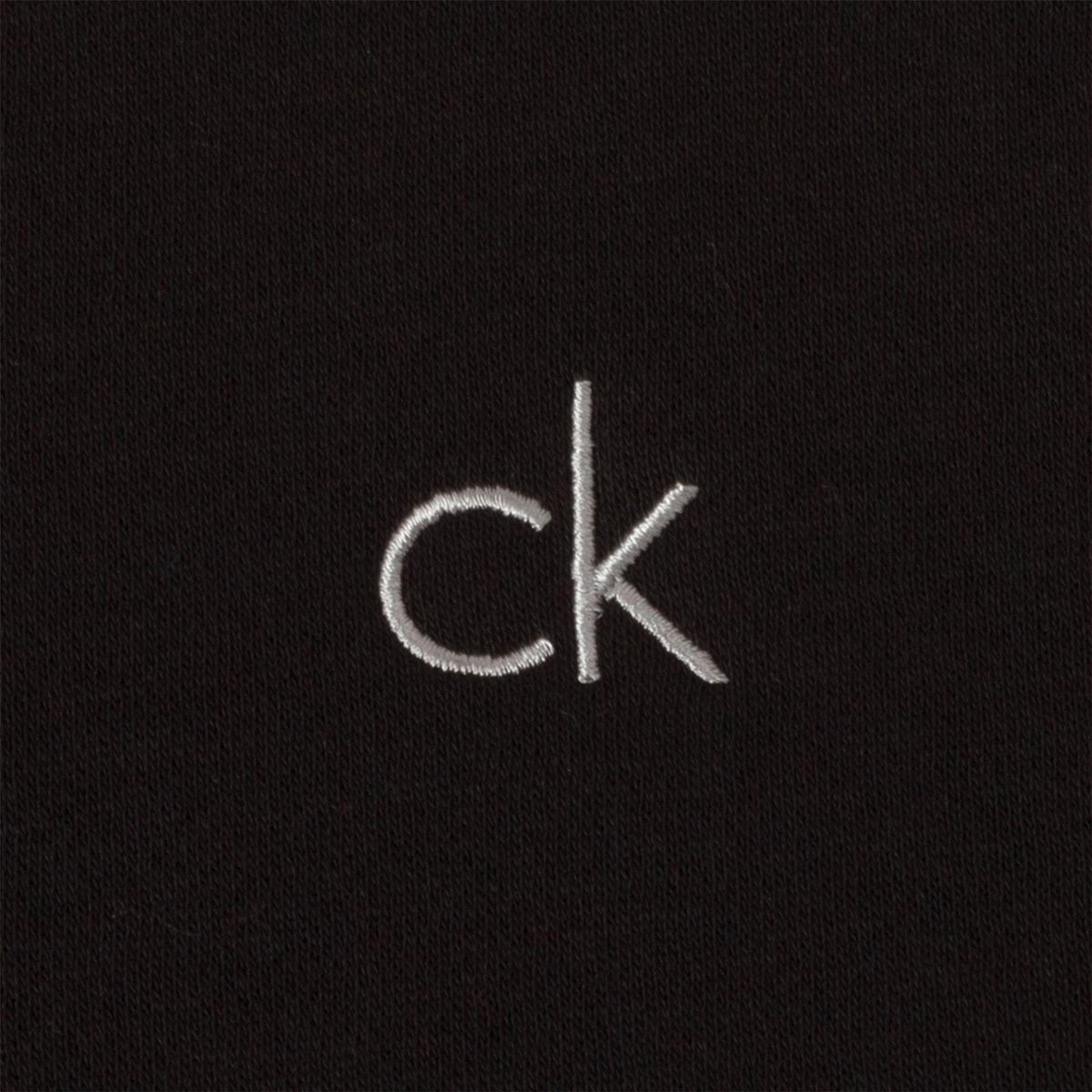 Black - Lifestyle - Calvin Klein Mens Embroidered Logo Jumper