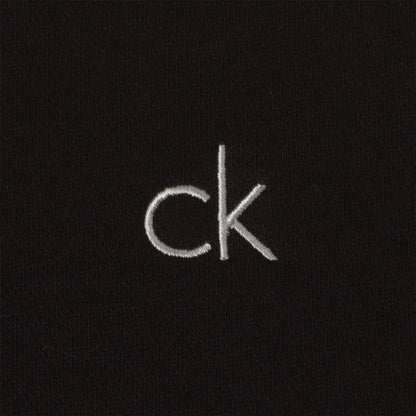 Black - Lifestyle - Calvin Klein Mens Embroidered Logo Jumper