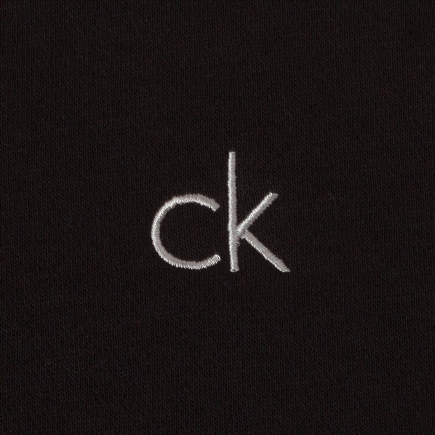Black - Lifestyle - Calvin Klein Mens Embroidered Logo Jumper