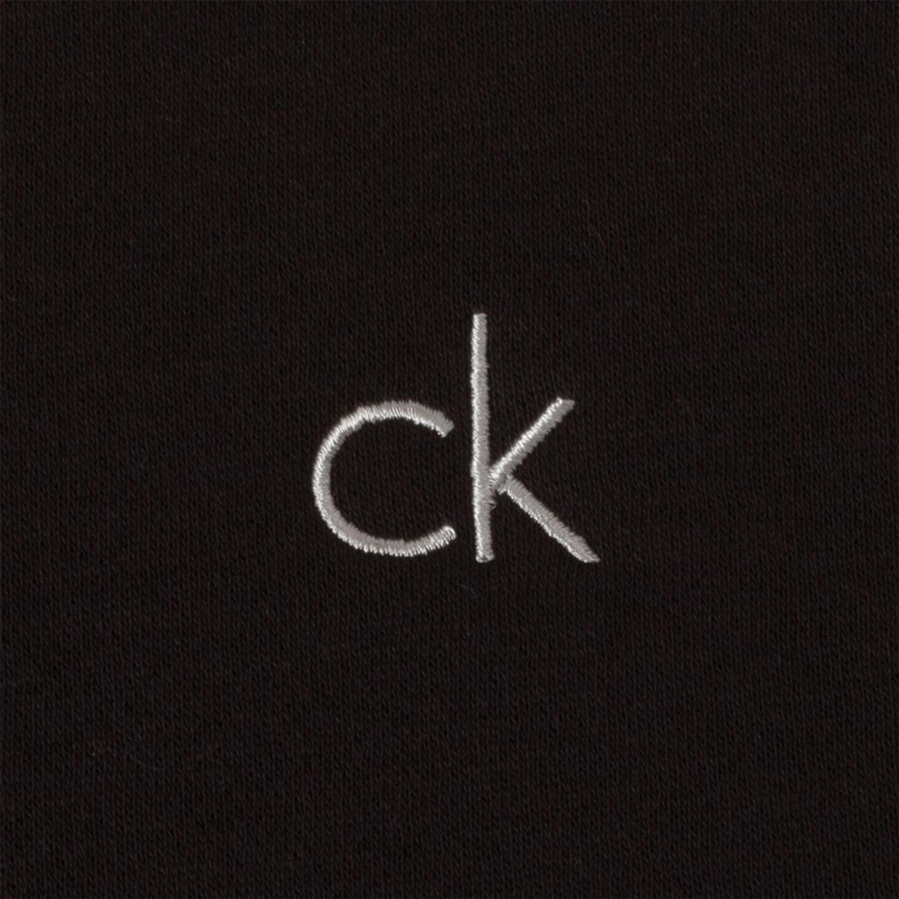 Black - Lifestyle - Calvin Klein Mens Embroidered Logo Jumper