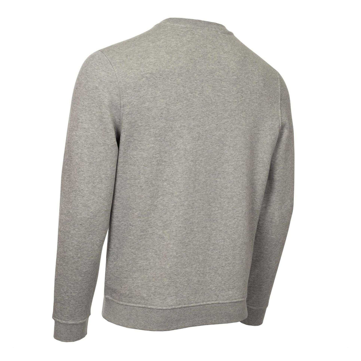 Grey Marl - Back - Calvin Klein Mens Embroidered Logo Jumper