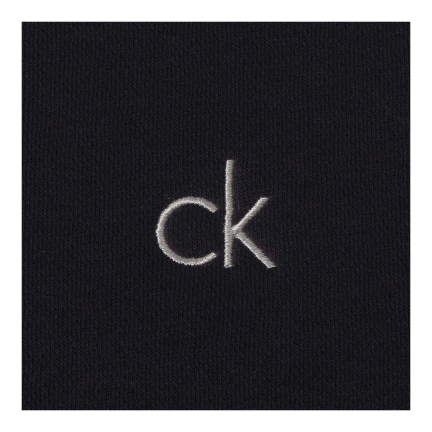 Navy - Lifestyle - Calvin Klein Mens Embroidered Logo Jumper