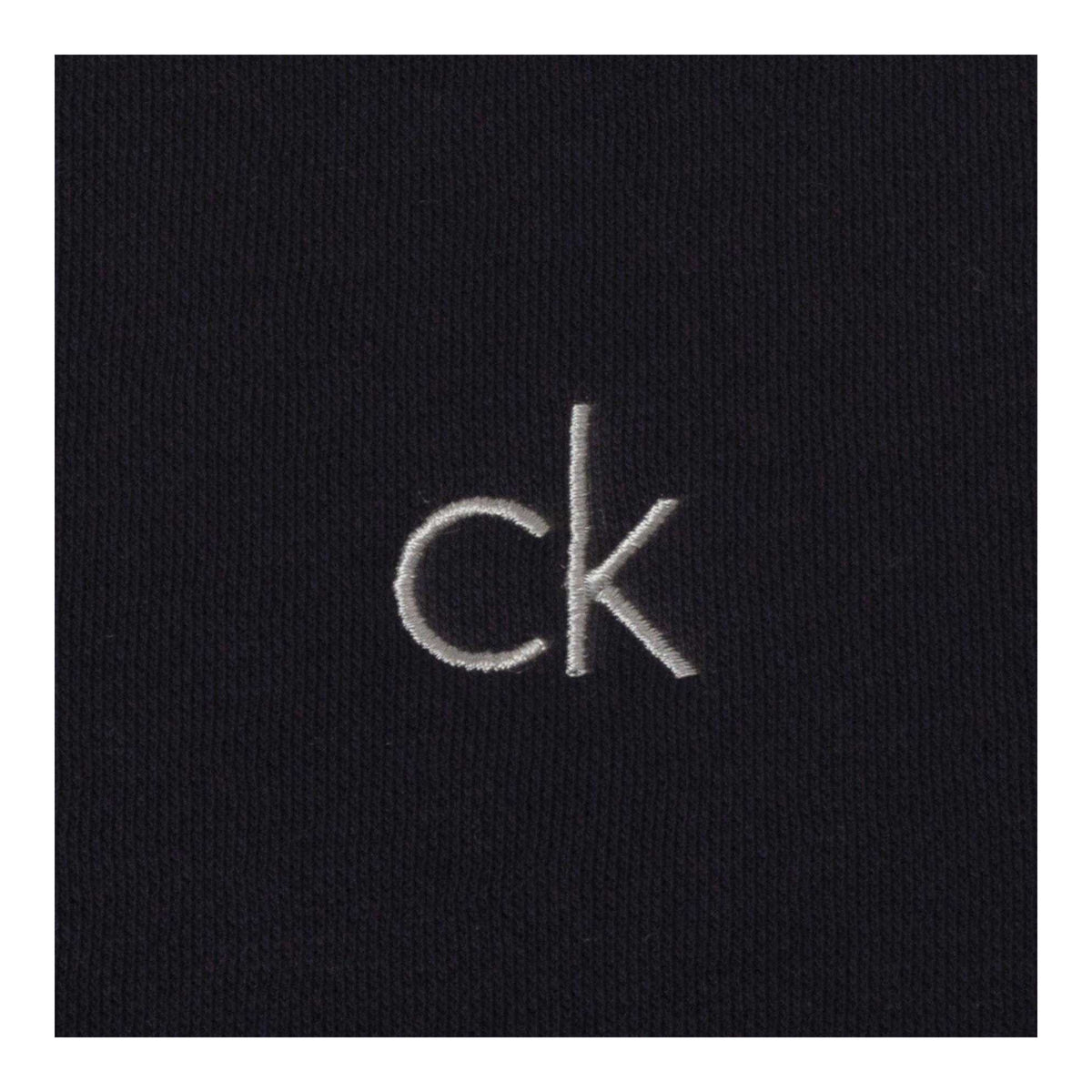 Navy - Lifestyle - Calvin Klein Mens Embroidered Logo Jumper