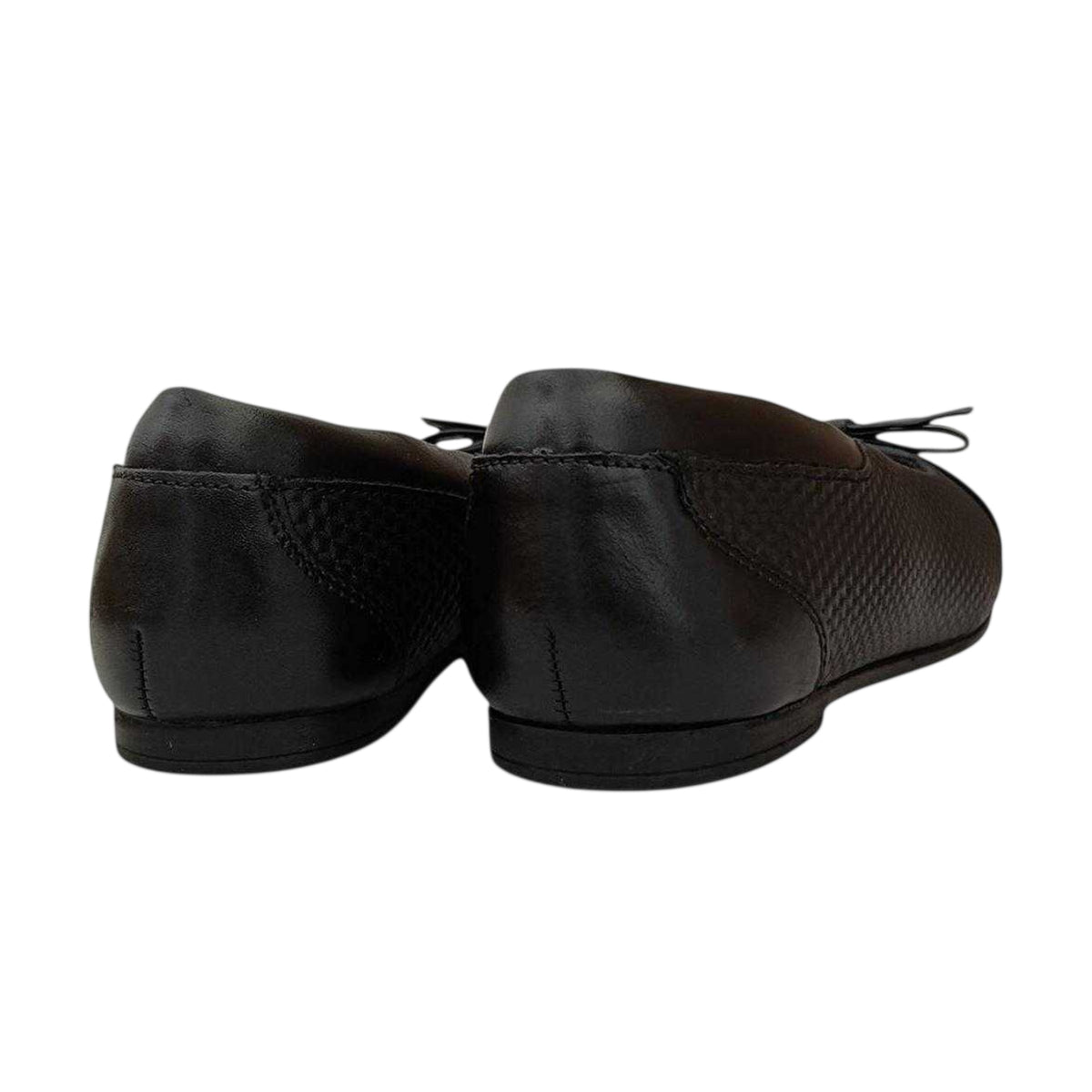 Black - Back - Firetrap Womens-Ladies Bow Detail Ballet Flats