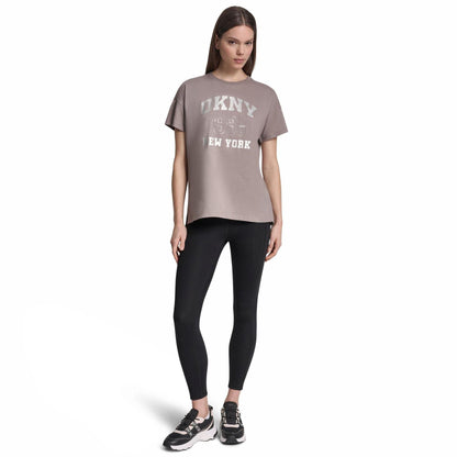 Mushroom - Lifestyle - DKNY Womens-Ladies 1989 Shimmer Regular T-Shirt