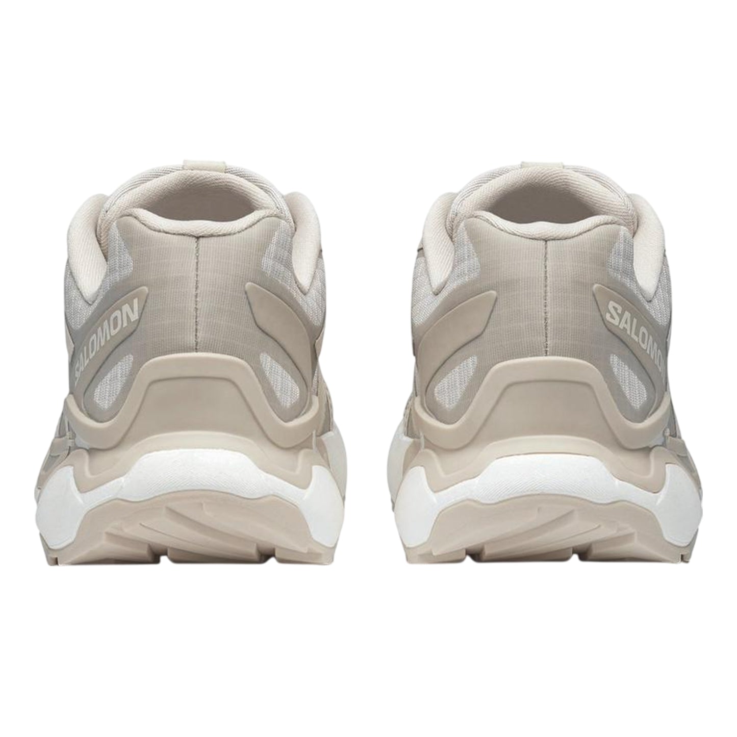 Vanilla-Rainy Day - Back - Salomon Womens-Ladies XC Roam Running Shoes