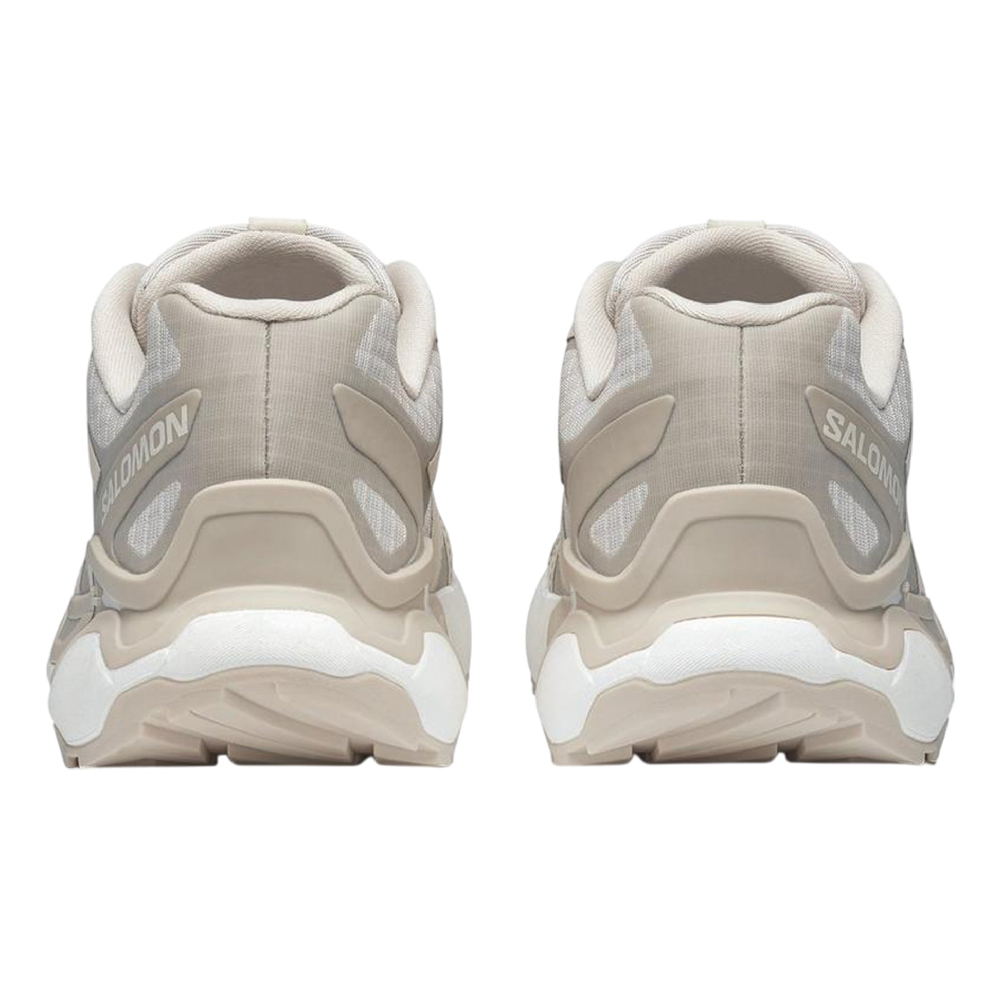 Vanilla-Rainy Day - Back - Salomon Womens-Ladies XC Roam Running Shoes
