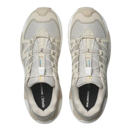 Vanilla-Rainy Day - Side - Salomon Womens-Ladies XC Roam Running Shoes