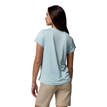 Blue - Back - Columbia Womens-Ladies Vista Performance T-Shirt