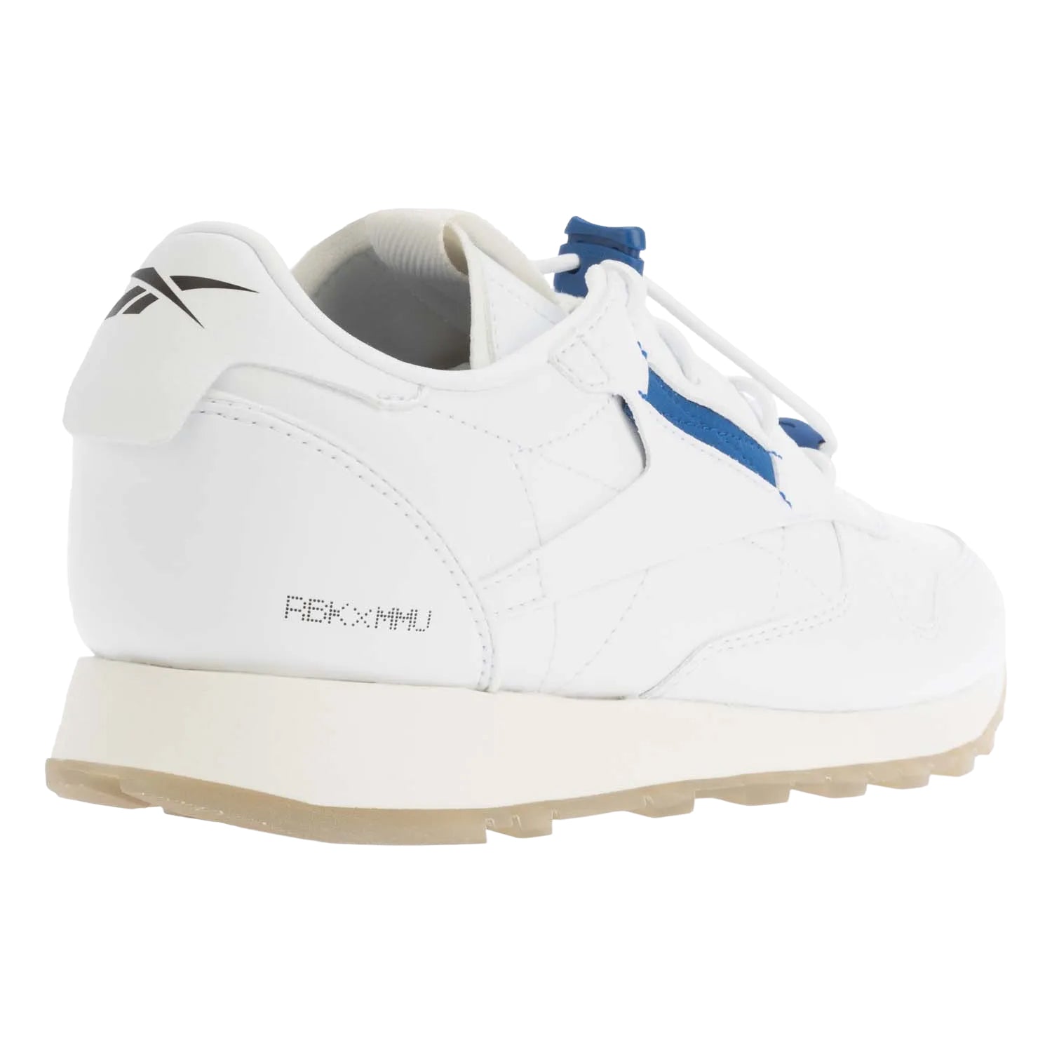 White-Blue - Back - Reebok Mens Milk Makeup Classic Vegan Trainers