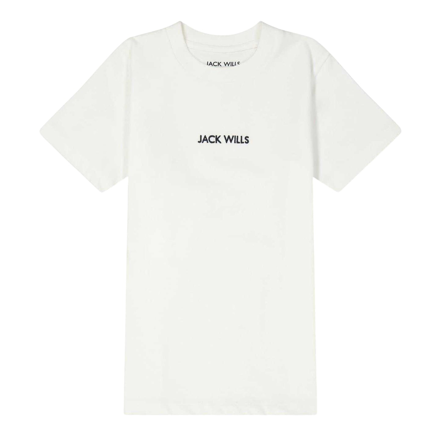 Vintage White - Front - Jack Wills Childrens-Kids Back Print Regular T-Shirt