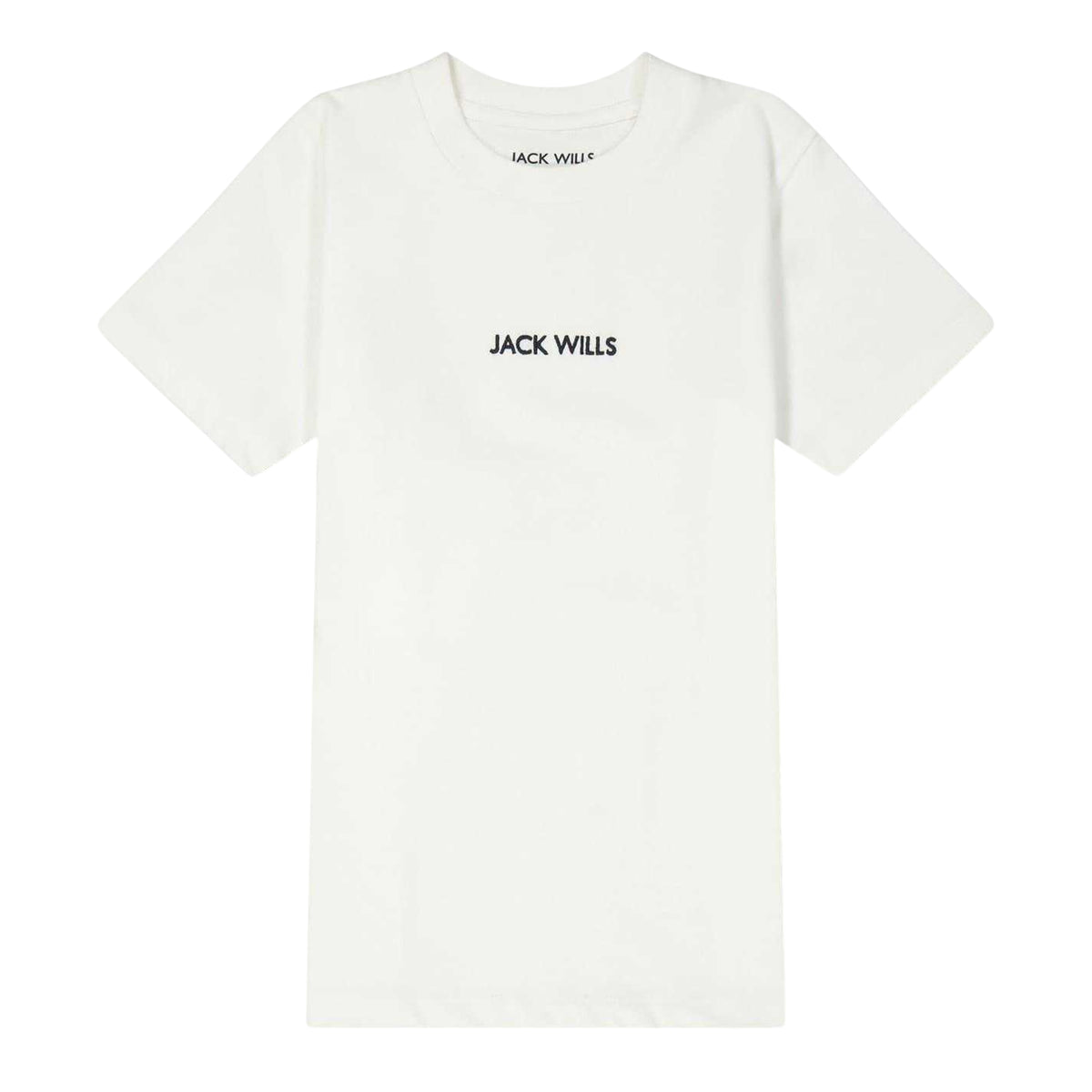 Vintage White - Front - Jack Wills Childrens-Kids Back Print Regular T-Shirt
