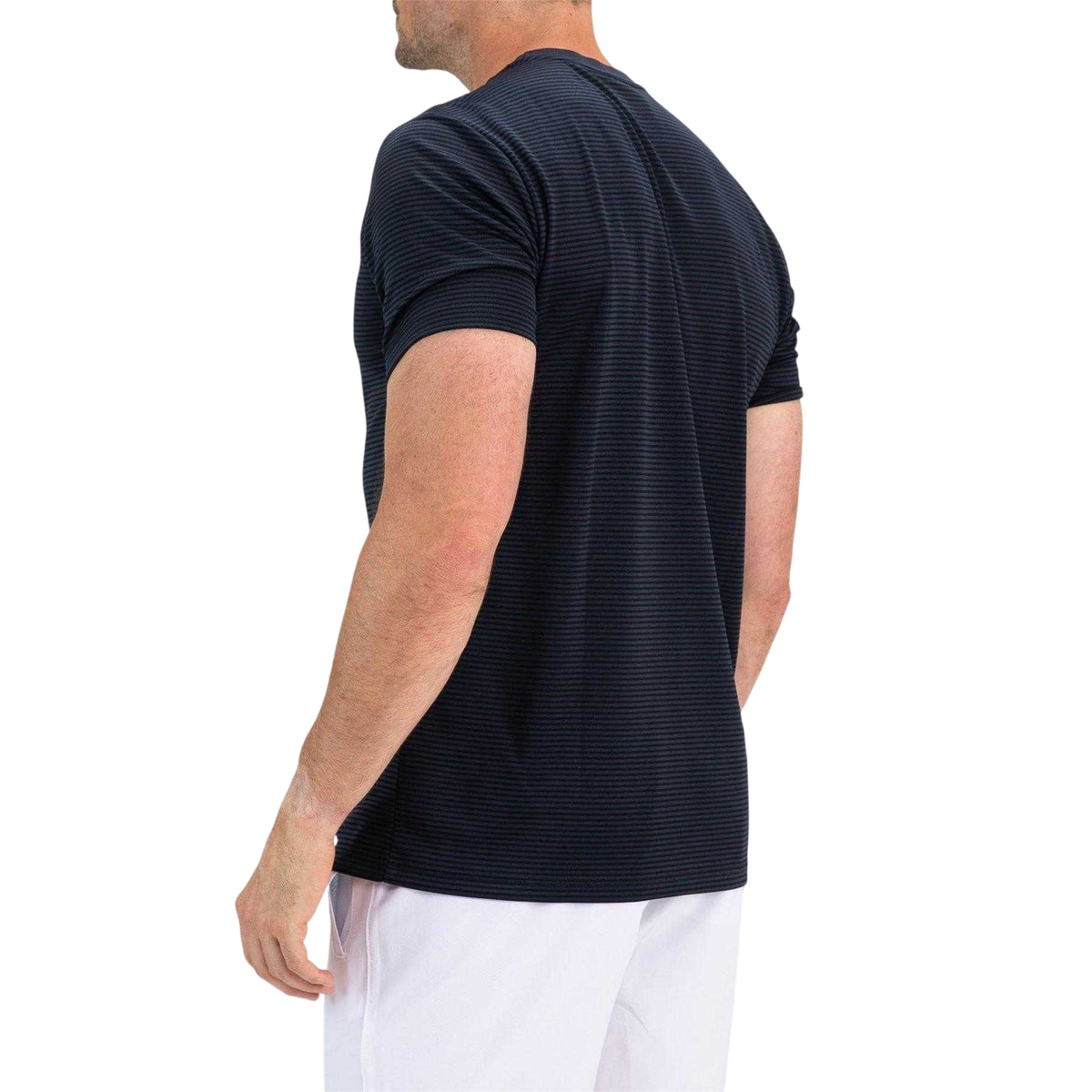 Dark Blue - Back - Sjeng Sports Mens Logo Regular Short-Sleeved Sports T-Shirt