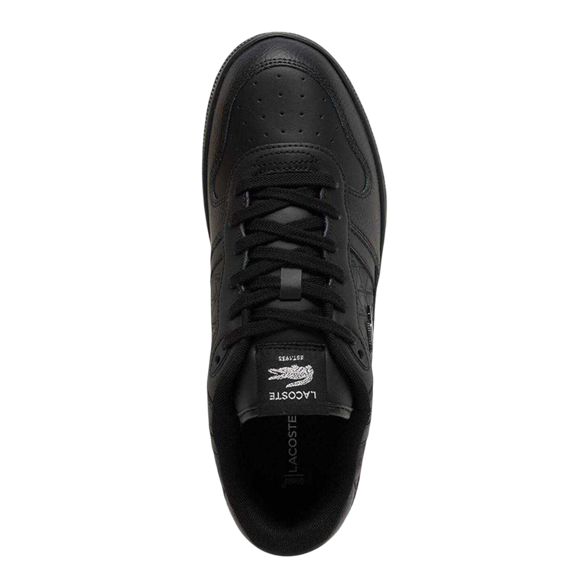 Black - Lifestyle - Lacoste Mens T-Clip Set Leather Trainers