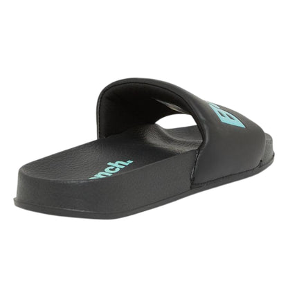 Black - Back - Bench Womens-Ladies Calypso Slides