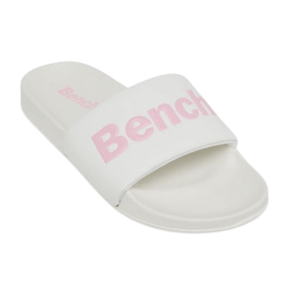 White - Side - Bench Womens-Ladies Calypso Slides