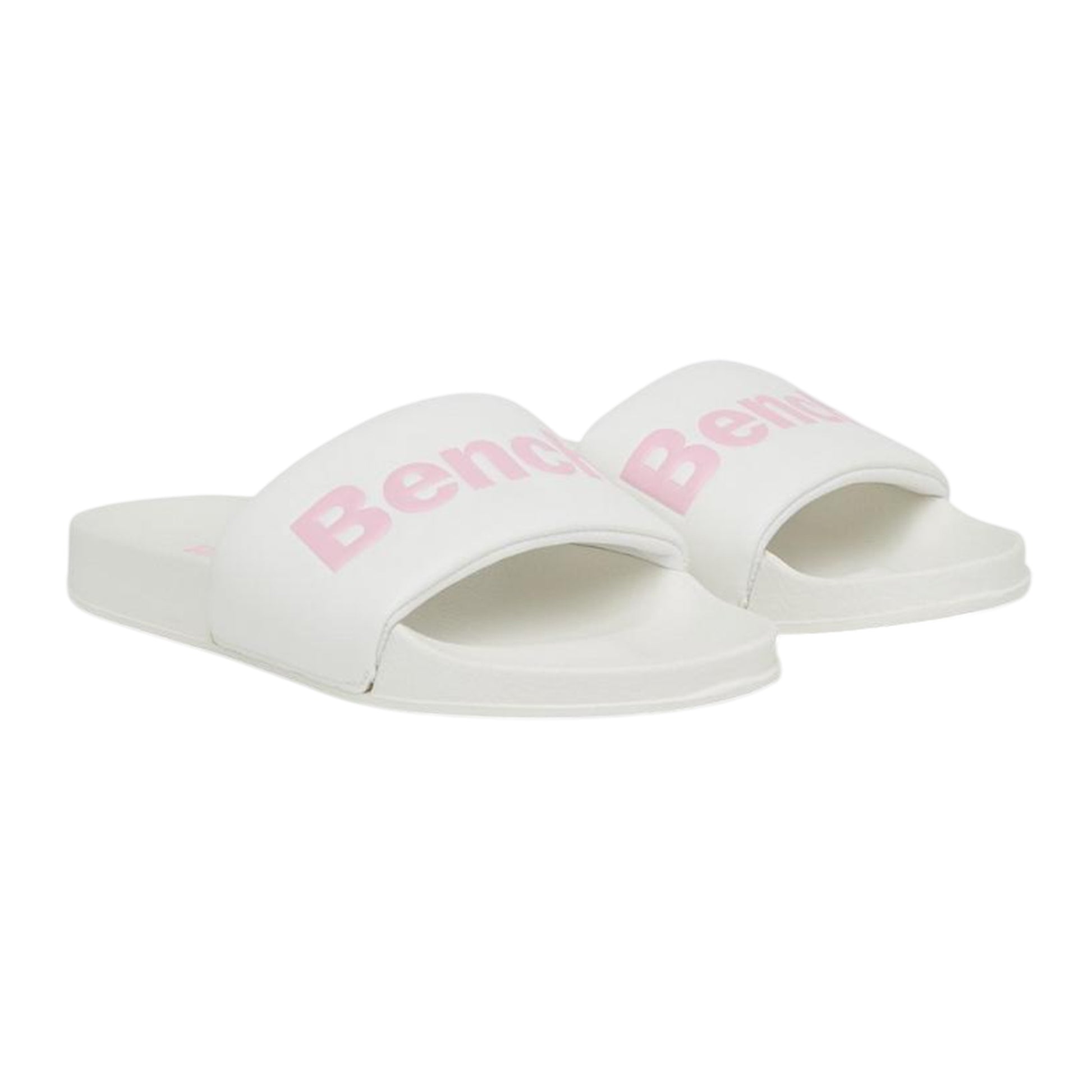 White - Lifestyle - Bench Womens-Ladies Calypso Slides