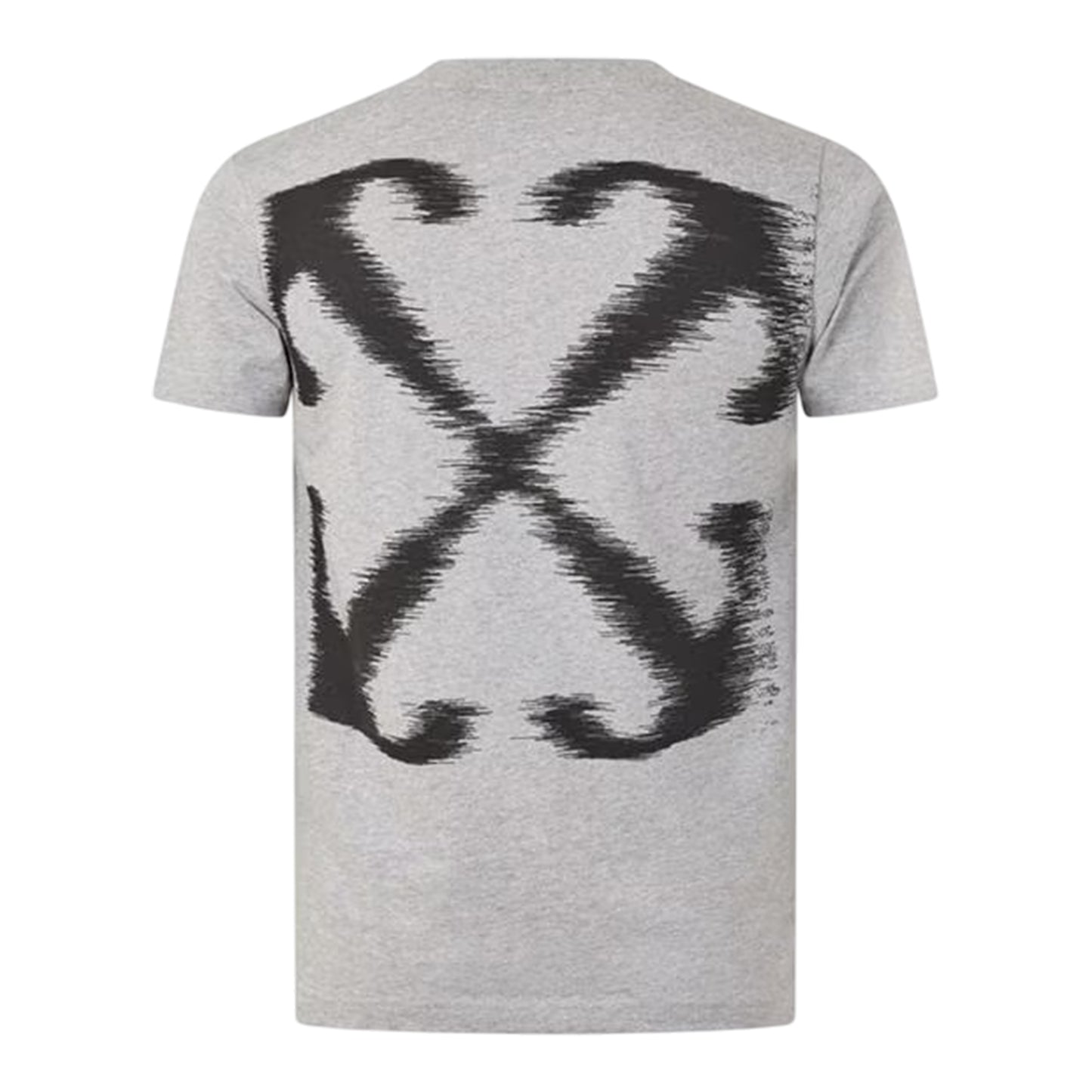Grey-Black - Back - Off White Mens Windy Arrow T-Shirt