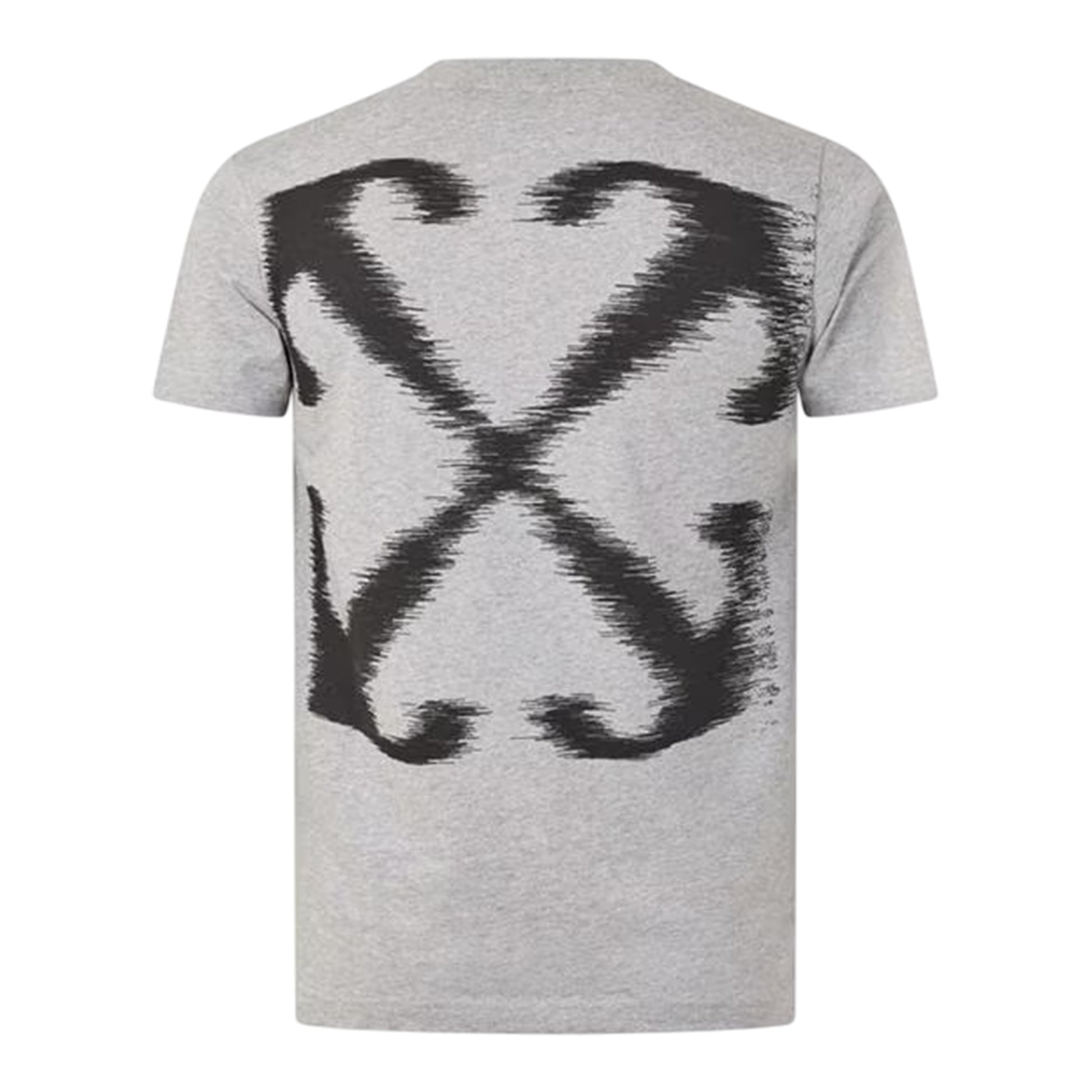 Grey-Black - Back - Off White Mens Windy Arrow T-Shirt