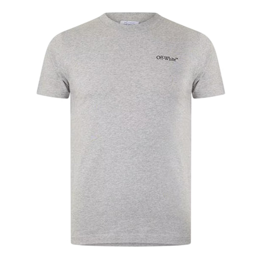 Grey-Black - Front - Off White Mens Windy Arrow T-Shirt