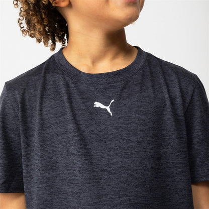 Dark Grey - Side - Puma Childrens-Kids Train All Day T-Shirt