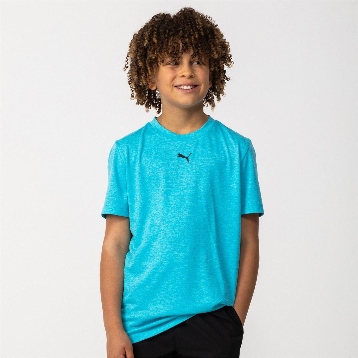 Sky Blue - Back - Puma Childrens-Kids Train All Day T-Shirt
