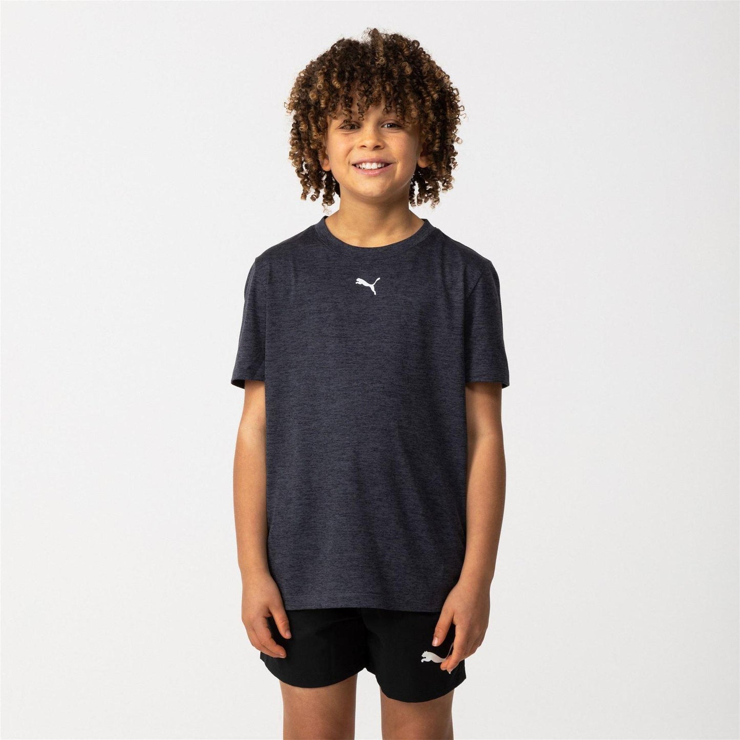 Dark Grey - Front - Puma Childrens-Kids Train All Day T-Shirt