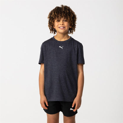 Dark Grey - Front - Puma Childrens-Kids Train All Day T-Shirt