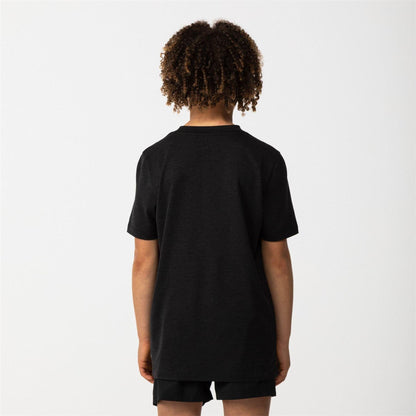 Black - Side - Puma Childrens-Kids Train All Day T-Shirt