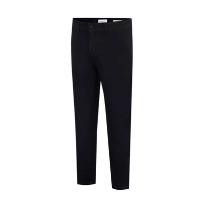 Black - Side - SoulCal Mens Cotton Blend Chinos