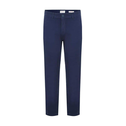 Navy - Front - SoulCal Mens Cotton Blend Chinos