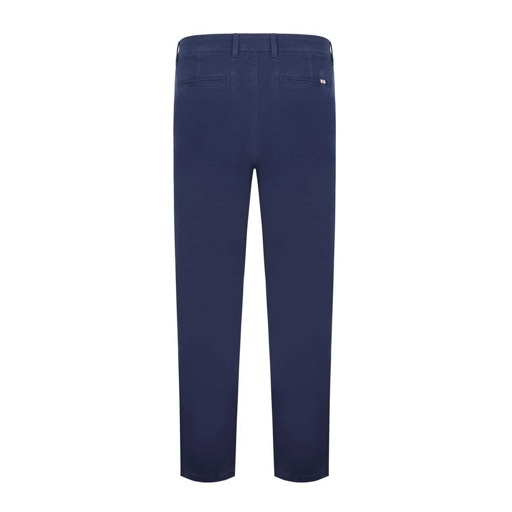 Navy - Back - SoulCal Mens Cotton Blend Chinos