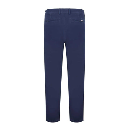 Navy - Back - SoulCal Mens Cotton Blend Chinos