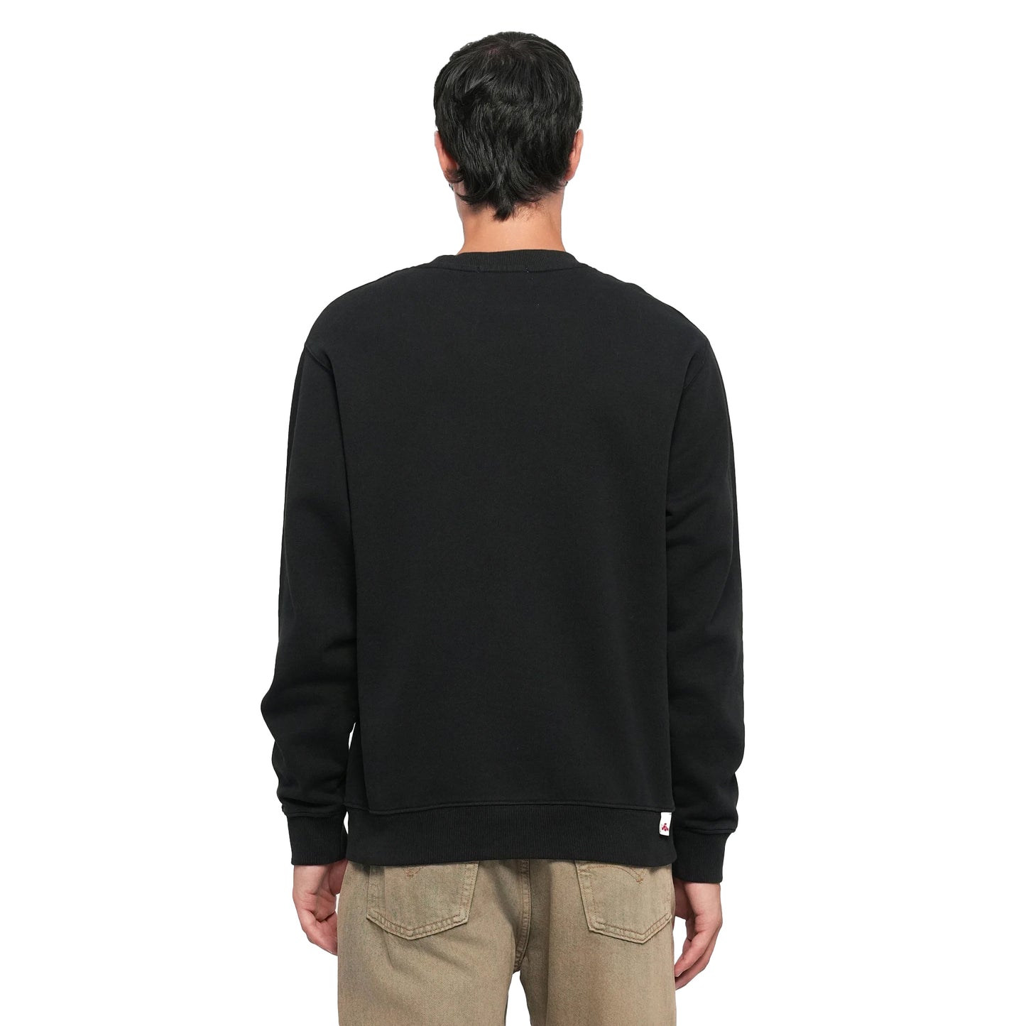 Black - Back - Jack And Jones Mens Crew Neck Sweatshirt