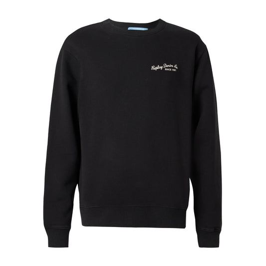Black - Front - Jack And Jones Mens Crew Neck Sweatshirt