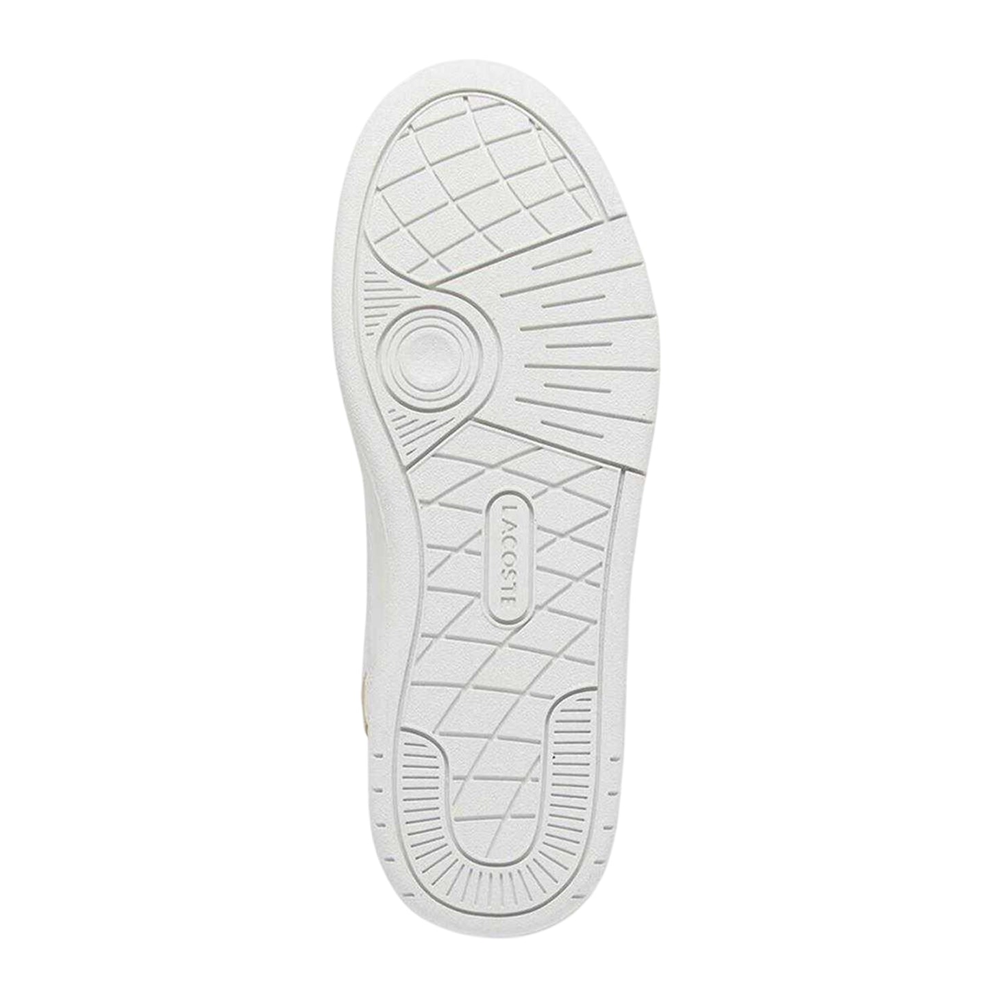 White - Pack Shot - Lacoste Womens-Ladies T-Clip Set Leather Trainers