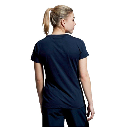 Blue - Back - Canterbury Womens-Ladies Club Embroidered Logo T-Shirt