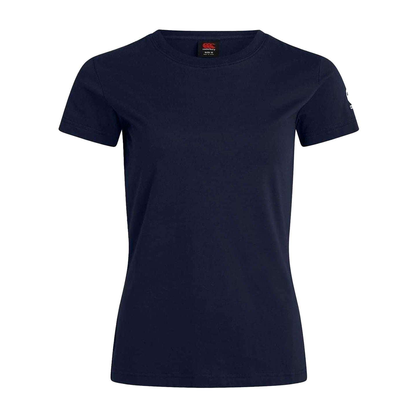 Blue - Front - Canterbury Womens-Ladies Club Embroidered Logo T-Shirt