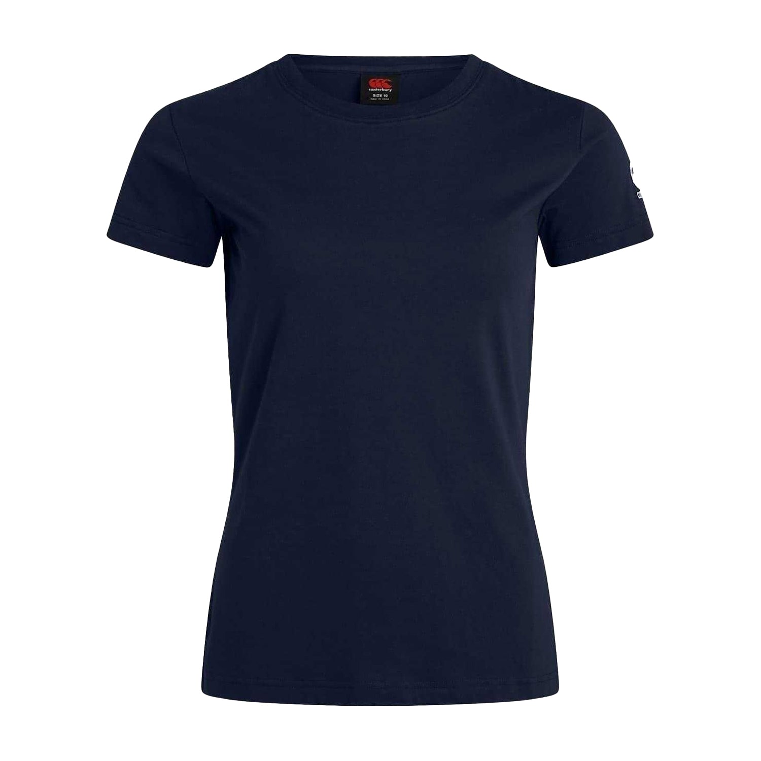 Blue - Front - Canterbury Womens-Ladies Club Embroidered Logo T-Shirt