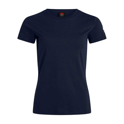 Blue - Front - Canterbury Womens-Ladies Club Embroidered Logo T-Shirt