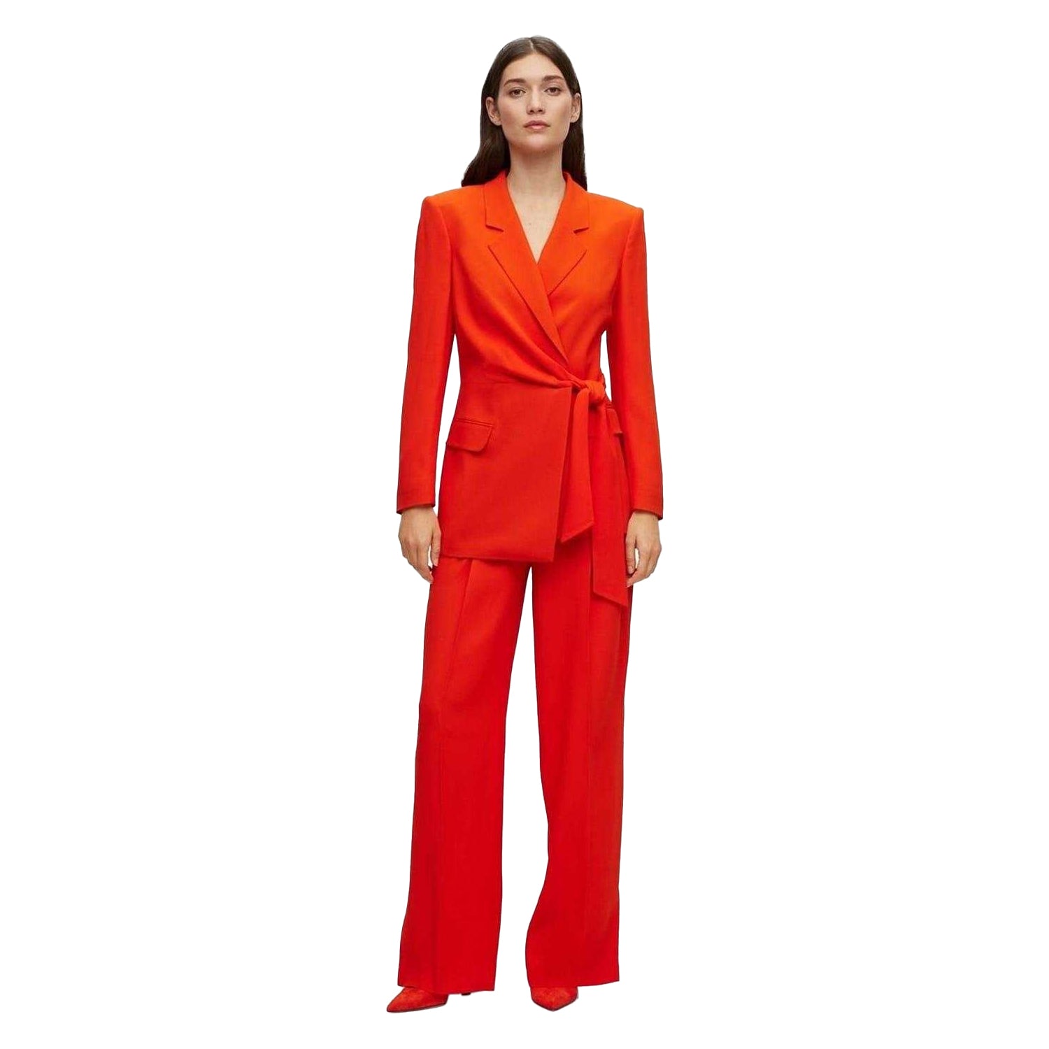 Bright Orange - Lifestyle - Hugo Boss Womens-Ladies Jawana Blazer