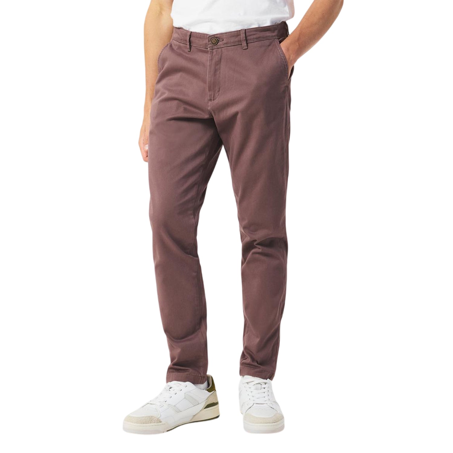Peppered Grey - Side - Jack And Jones Mens Marco Bowie Chinos