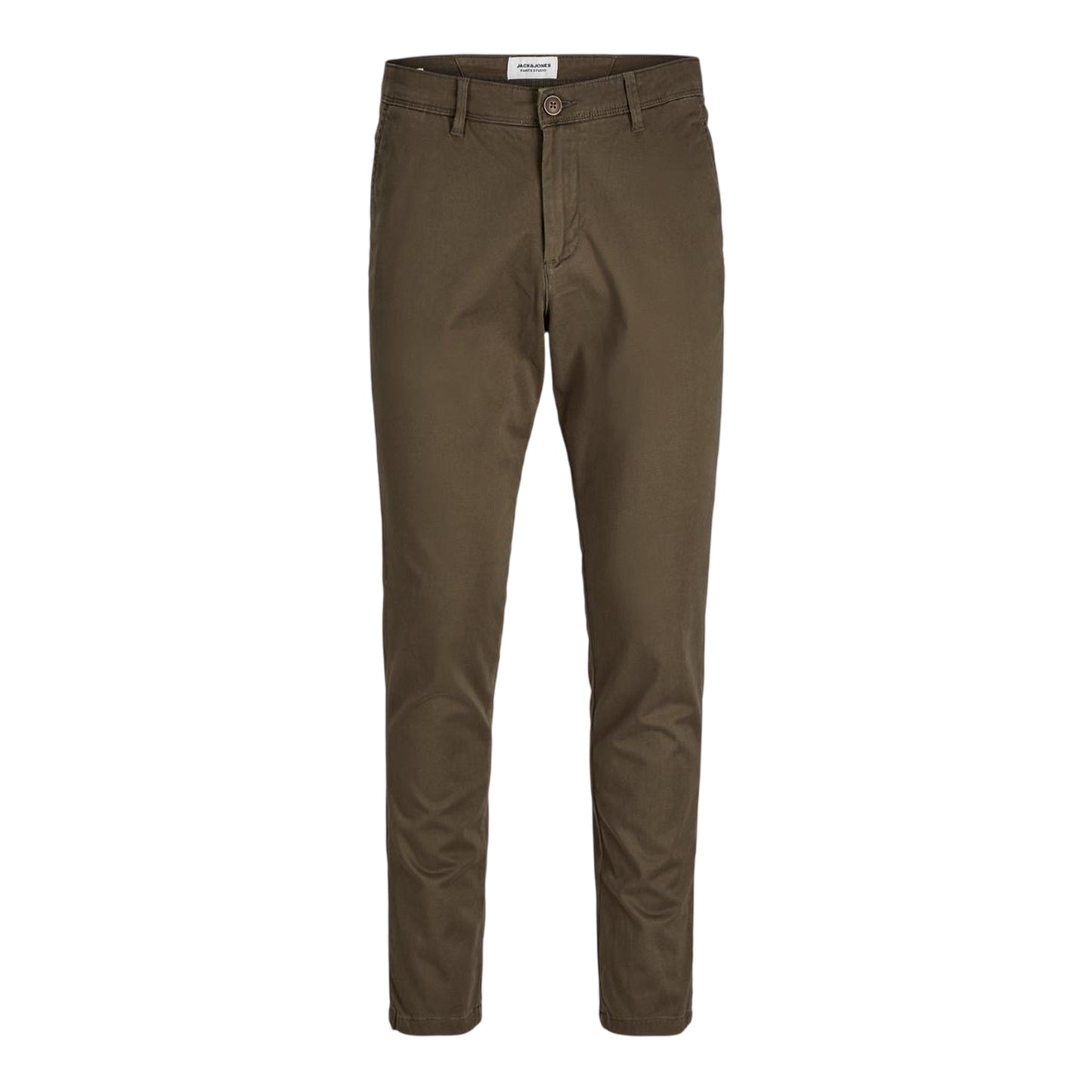 Dark Brown - Front - Jack And Jones Mens Marco Bowie Chinos