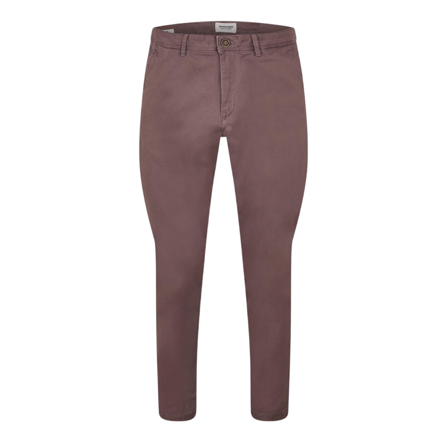 Peppered Grey - Front - Jack And Jones Mens Marco Bowie Chinos