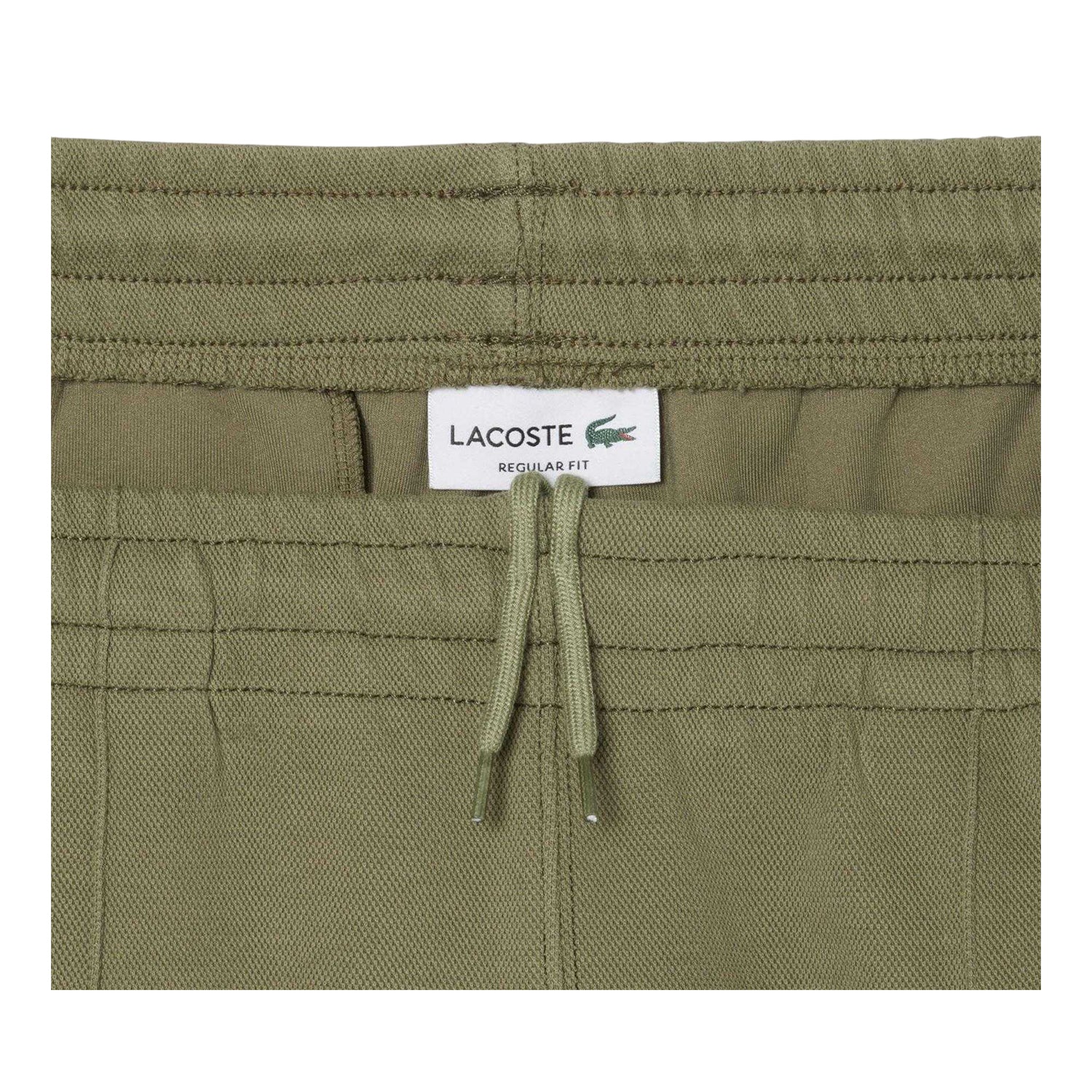 Green - Back - Lacoste Mens Pique Regular Sweatpants